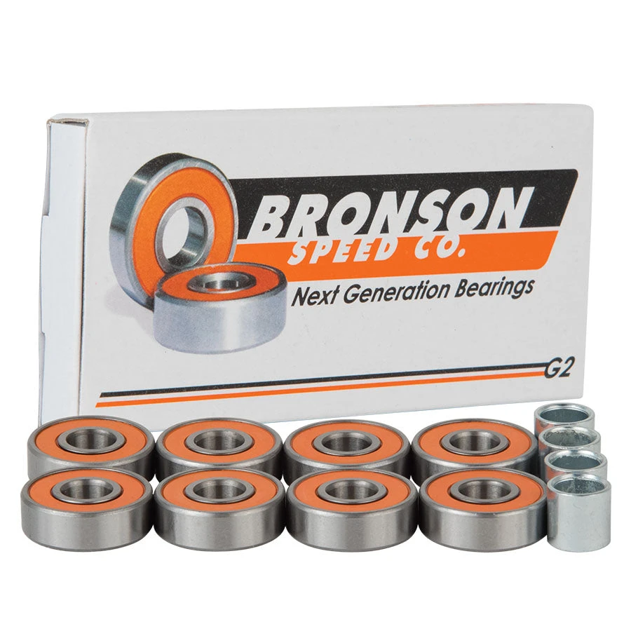 Bronson G2 Bearings Single Set Pack With Spacers+Washers 3 Bronson G2 Bearings Single Set Pack With Spacers+Washers