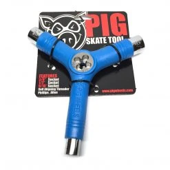 Tools Pig Tri-Socket Skate Tool - Neon Blue