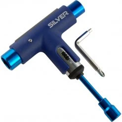 Silver Multi-Purpose Skate Tool - Spectrum Blue