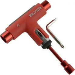 Silver Multi-Purpose Skate Tool - Spectrum Red Tools