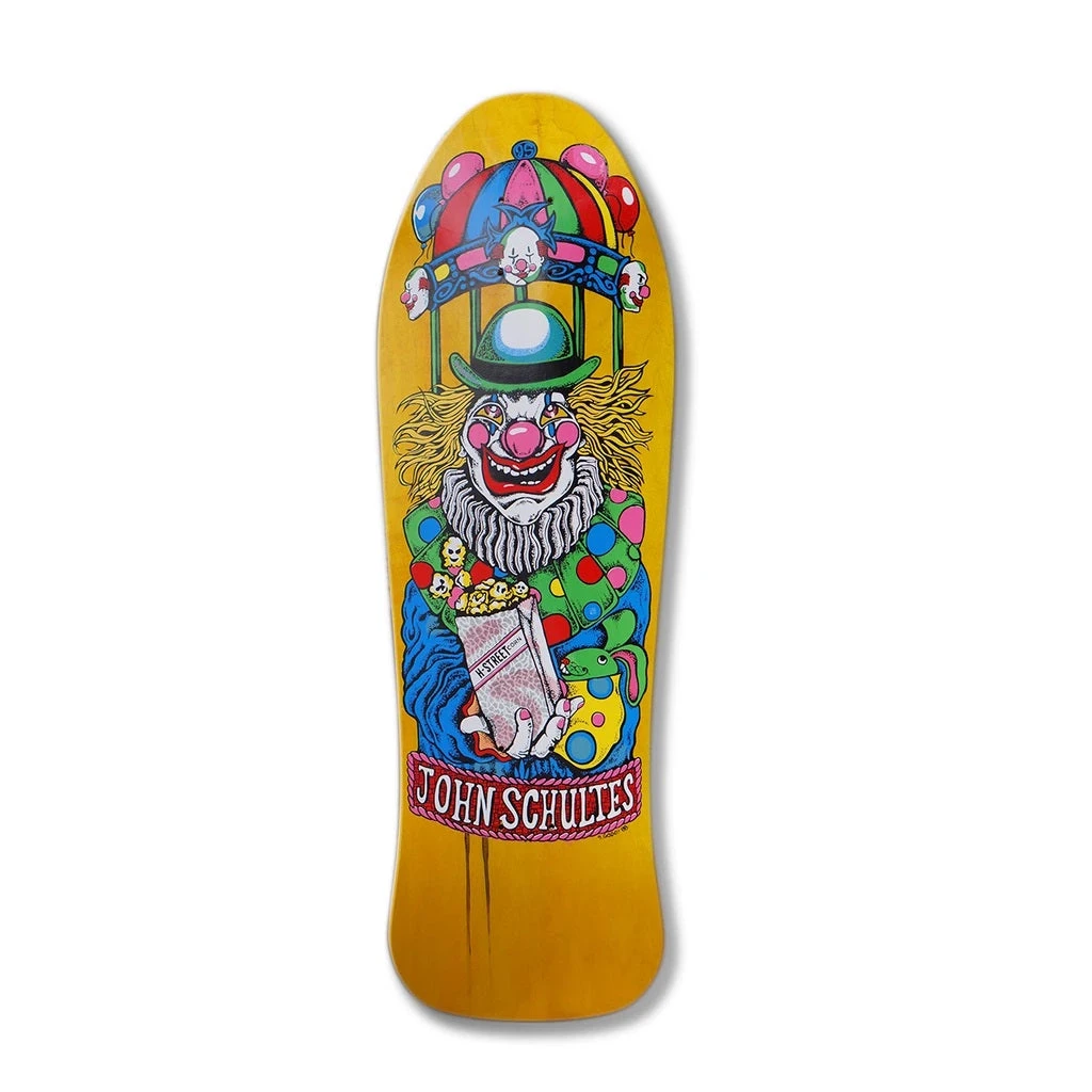 H-Street Schultes Klown Reissue Skateboard Deck - 9.9" Assorted Decks 3 H-Street Schultes Klown Reissue Skateboard Deck - 9.9" Assorted Decks