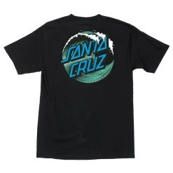 Santa Cruz Wave Dot Short Sleeve Youth T-Shirt - Black MEN 5 Santa Cruz Wave Dot Short Sleeve Youth T-Shirt - Black MEN
