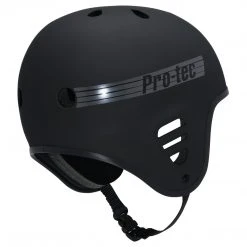 PROTECTIVE GEARS ProTec Classic Full Cut Helmet - Matte Black