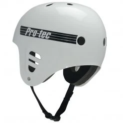 ProTec Classic Full Cut Helmet - White PROTECTIVE GEARS