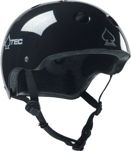 ProTec Classic Helmet - Gloss Black PROTECTIVE GEARS ProTec Classic Helmet - Gloss Black PROTECTIVE GEARS