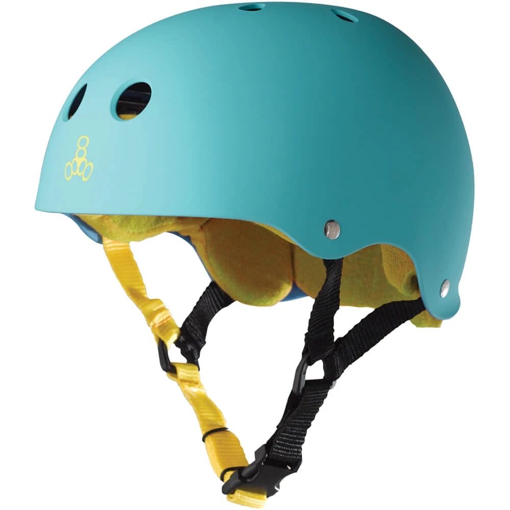Triple 8 Sweatsaver Helmet - Baja Teal Rubber 3 Triple 8 Sweatsaver Helmet - Baja Teal Rubber