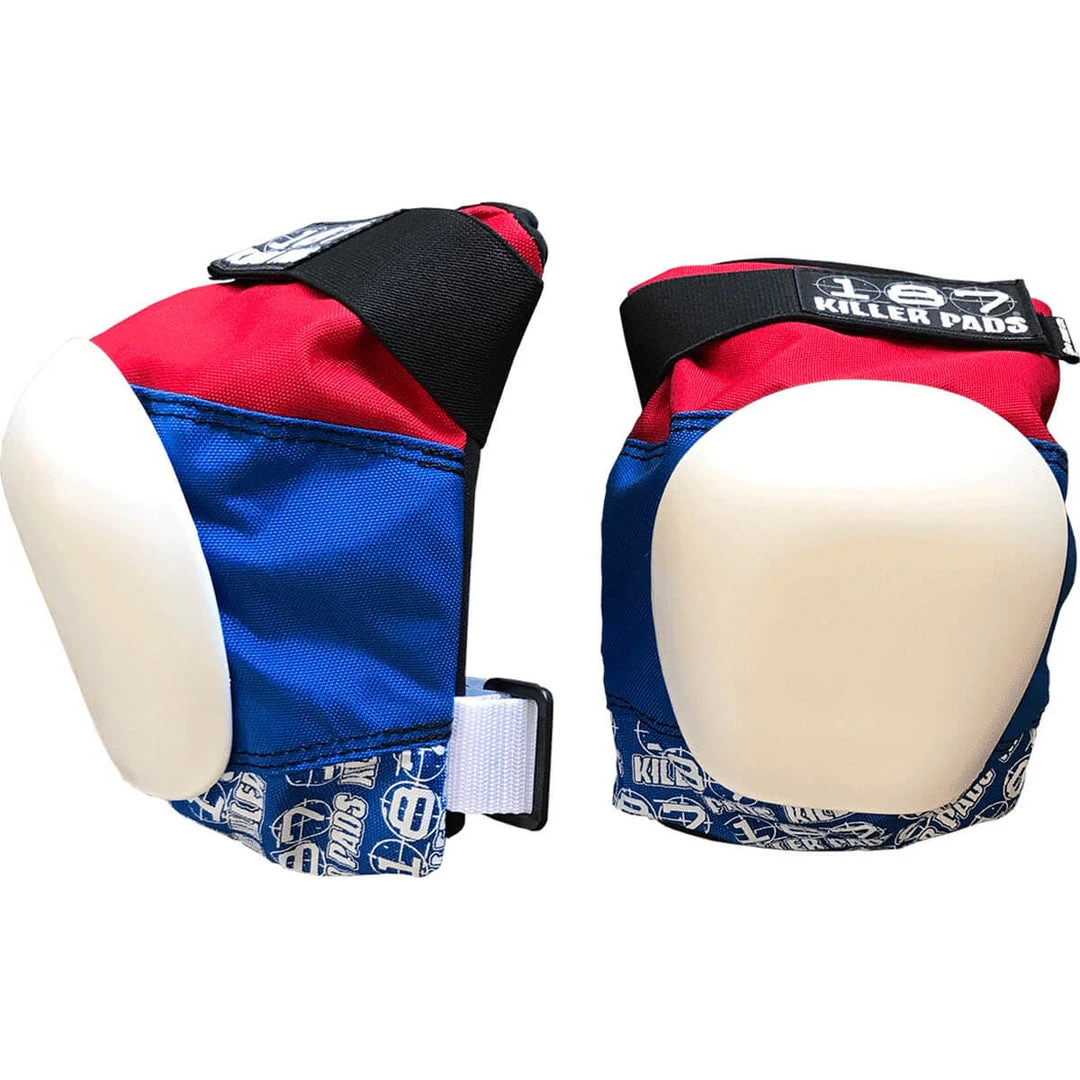 187 Pads 187 Pro Knee Pads - Red/White/Blue 3 187 Pads 187 Pro Knee Pads - Red/White/Blue