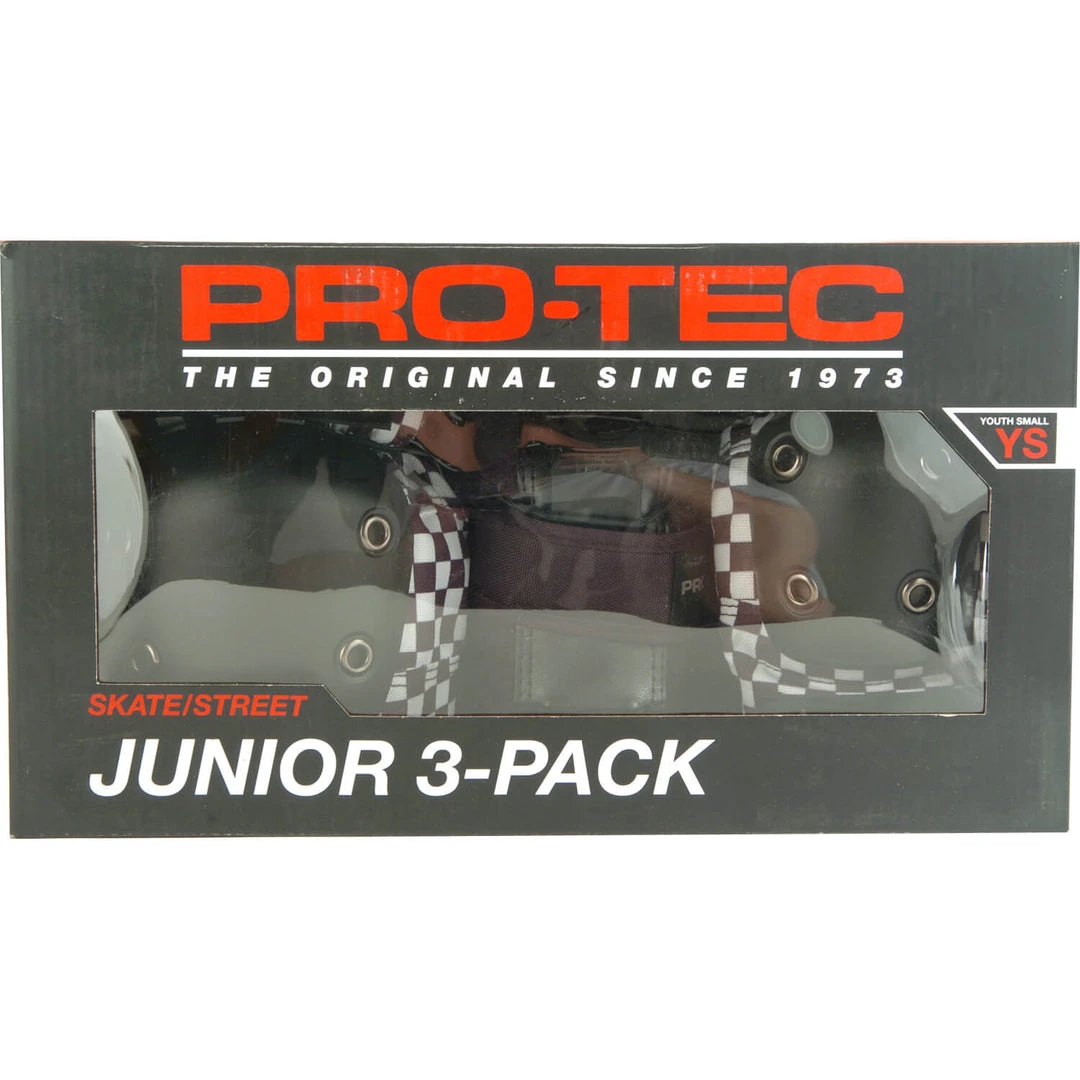 ProTec Street Gear Junior 3 Pack Combo - Check Black/White 3 ProTec Street Gear Junior 3 Pack Combo - Check Black/White
