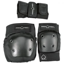 ProTec Street Gear Junior 3 Pack Combo - Black PROTECTIVE GEARS