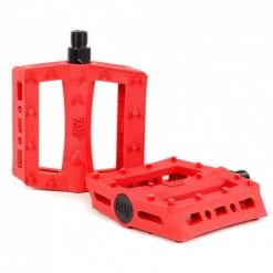 Rant BMX Shred Pedals - Red