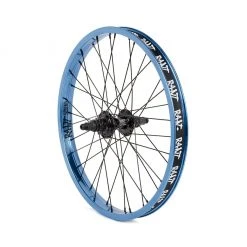 Rant BMX Party On V2 Cassette RHD Rear Wheel - Blue