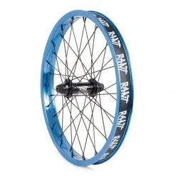 Rant BMX 18" Party On V2 Front Wheel - Blue Wheels