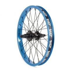 Rant BMX 18″ Moonwalker II Freecoaster RHD Rear Wheel - Blue Wheels