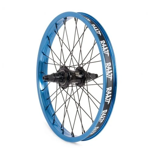 Rant BMX 18″ Moonwalker II Freecoaster RHD Rear Wheel - Blue Wheels