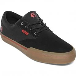 MEN Etnies Shoes Jameson Vulc Tommy Dugan - Black/Red/Gum