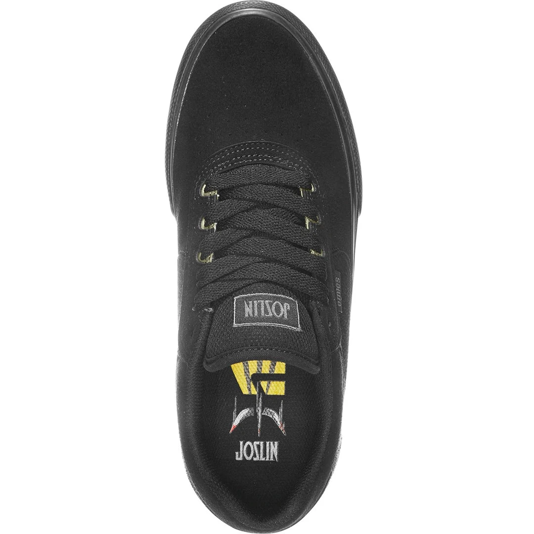 MEN Etnies Shoes Joslin Vulc - Black/Black 5 MEN Etnies Shoes Joslin Vulc - Black/Black