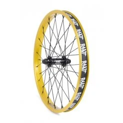 Rant BMX Party On V2 Front Wheel - Matte Gold Wheels