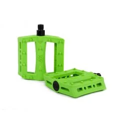 Rant BMX Shred Pedals - Neon Green
