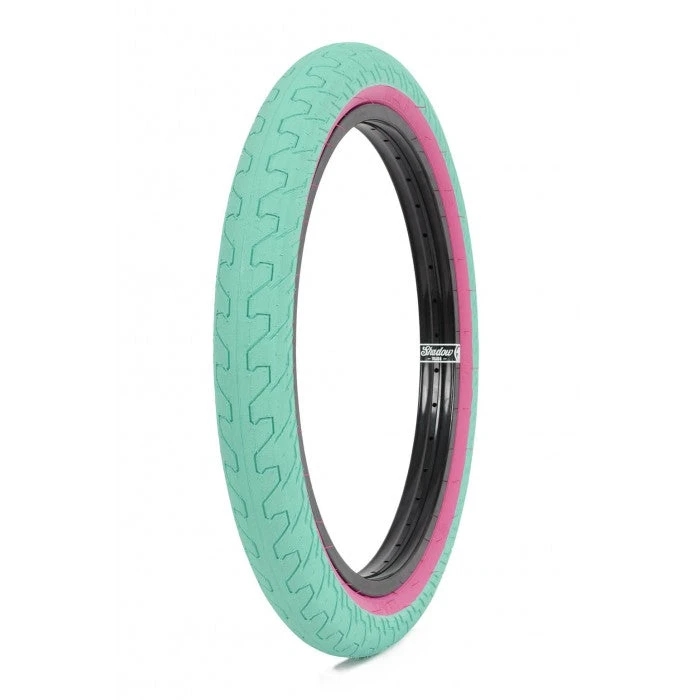 Rant BMX Squad Tire 20" X 2.35" - Teal/Pink Sidewall Tires 3 Rant BMX Squad Tire 20" X 2.35" - Teal/Pink Sidewall Tires
