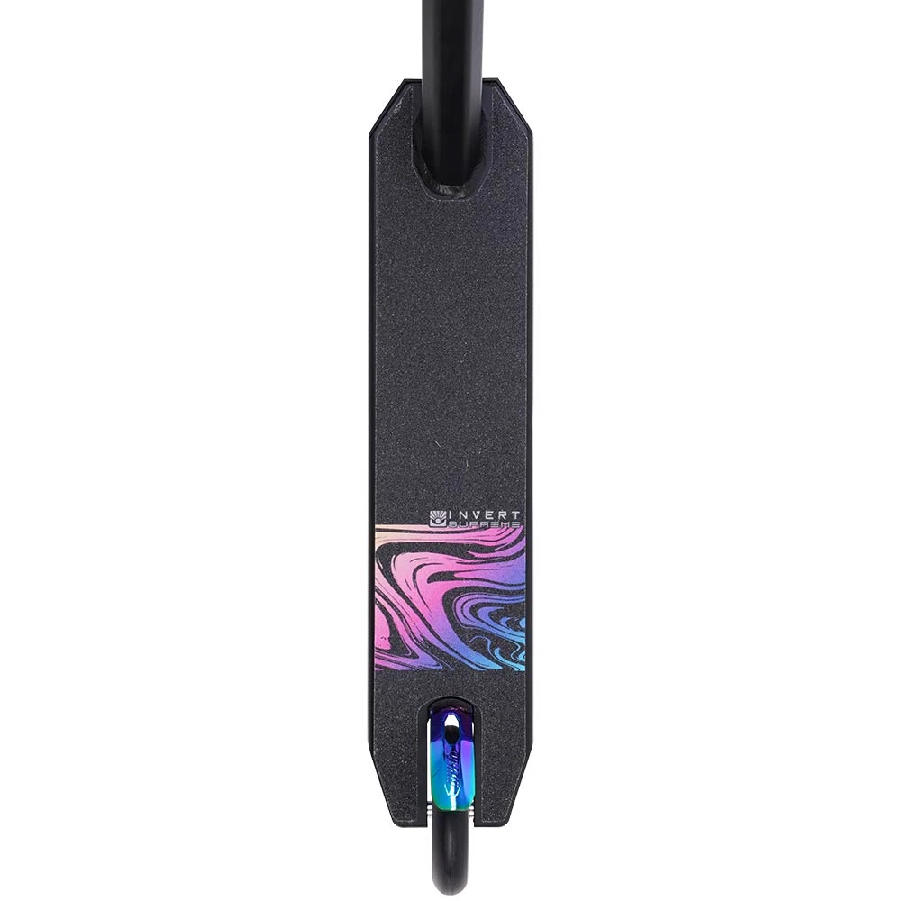 Invert Supreme 1-7-12 Complete Scooter - Black/Neo Purple 12 Invert Supreme 1-7-12 Complete Scooter - Black/Neo Purple