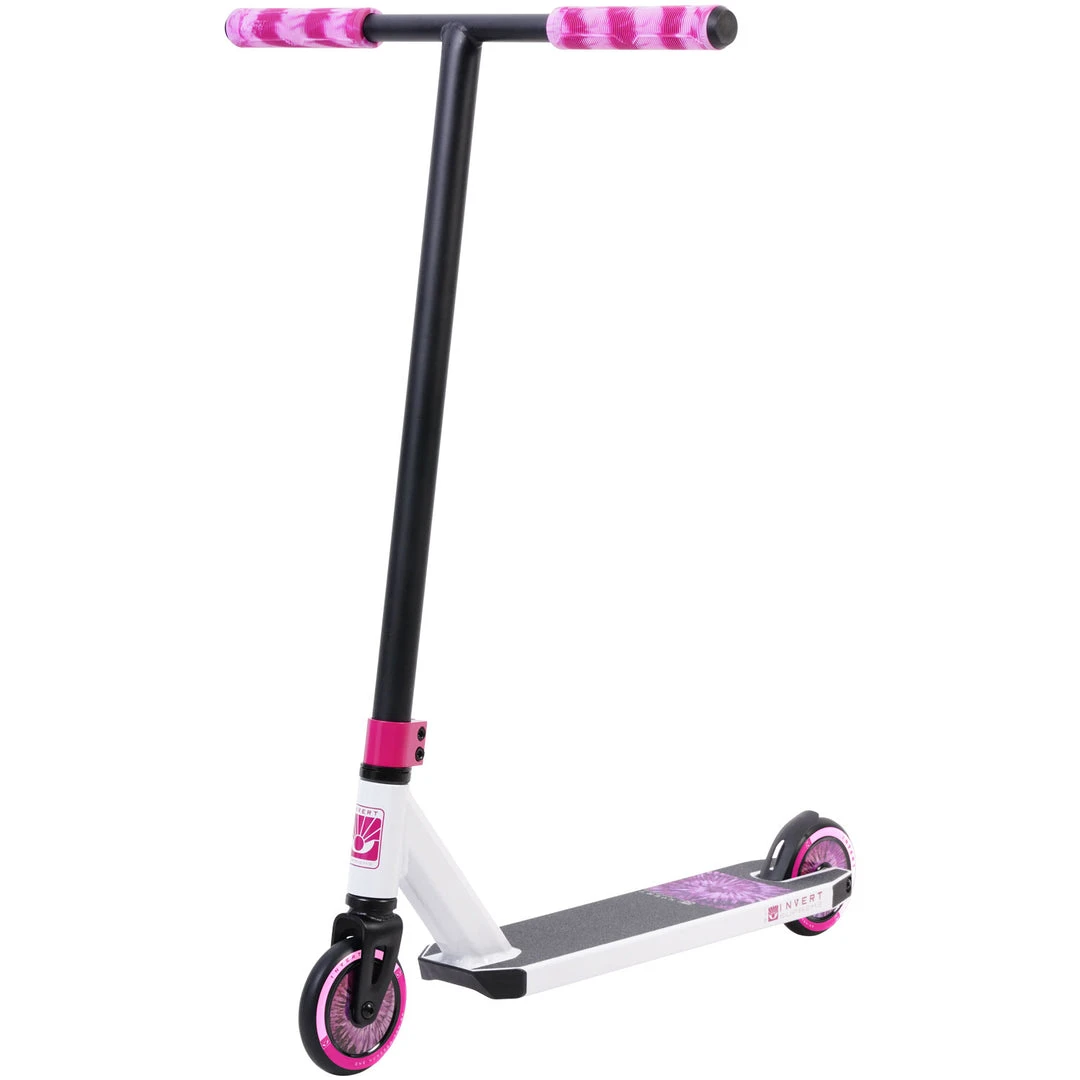 Invert Supreme 1-7-12 Complete Scooter - White/Black/Pink Complete Scooters 4 Invert Supreme 1-7-12 Complete Scooter - White/Black/Pink Complete Scooters