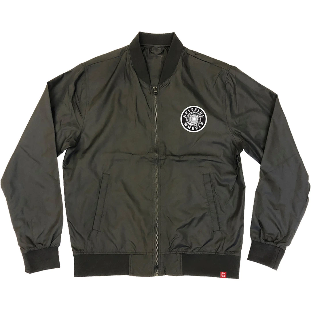 Spitfire OG Circle Patch Bomber Jacket - Black MEN 3 Spitfire OG Circle Patch Bomber Jacket - Black MEN