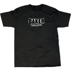 MEN Baker Brand Logo Tee Medium - Black/White