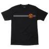 Santa Cruz Classic Dot T-Shirt Medium - Black MEN
