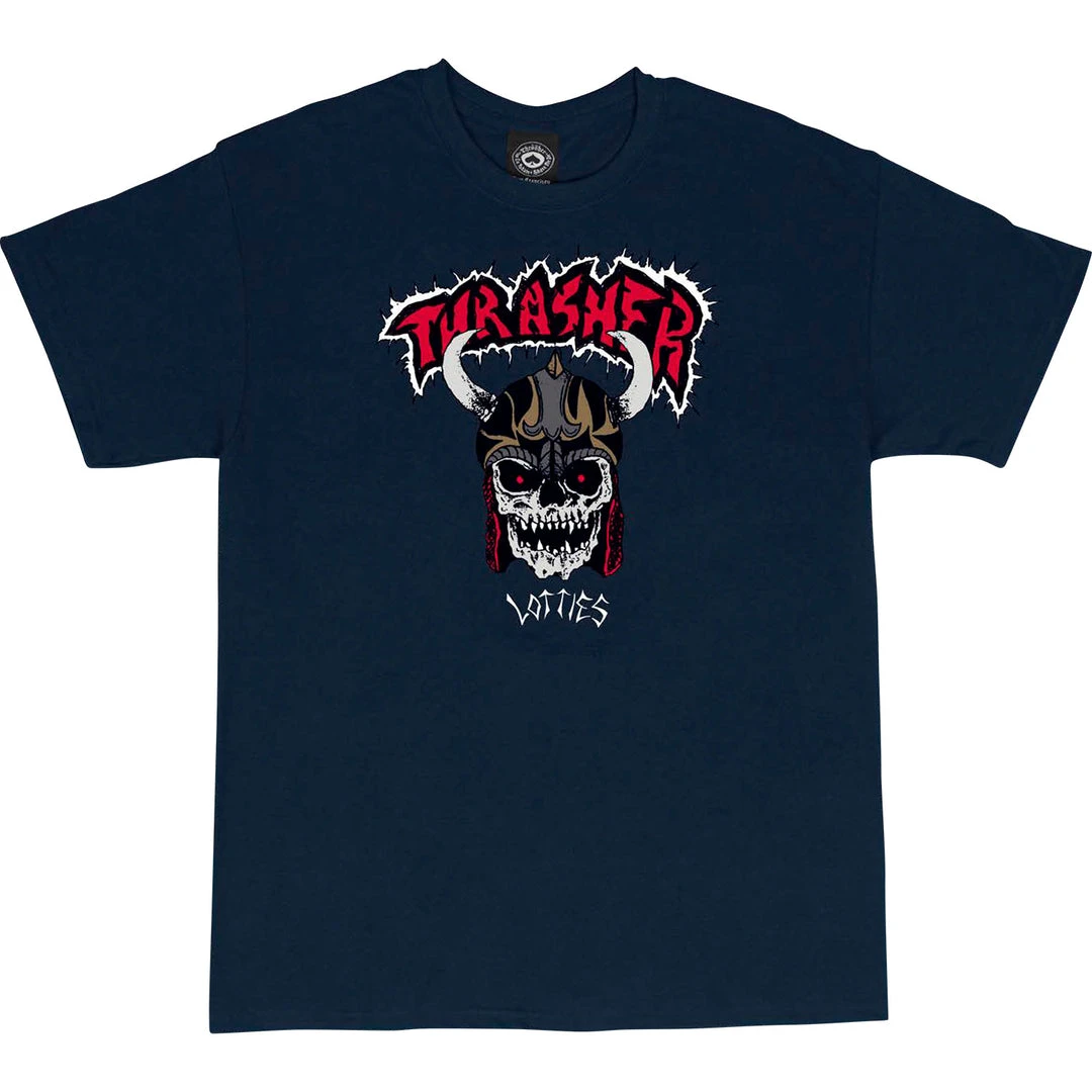 MEN Thrasher Magazine Lotties T-Shirt - Navy 3 MEN Thrasher Magazine Lotties T-Shirt - Navy