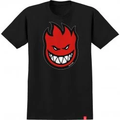 Spitfire Bighead Fill Youth T-Shirt - Black/Red