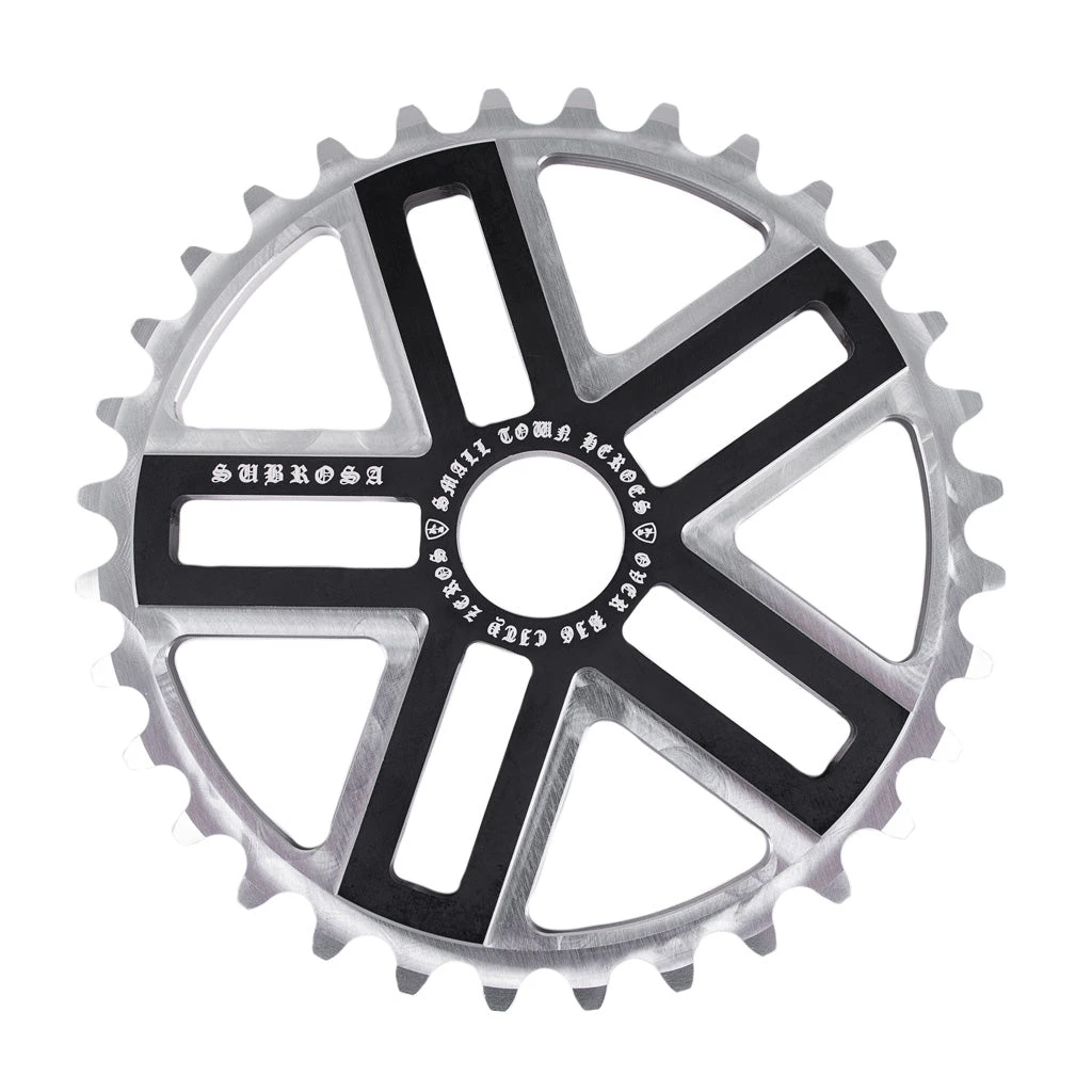 Sprockets Subrosa BMX Hero Sprocket 32T - Matte Black Sprockets Subrosa BMX Hero Sprocket 32T - Matte Black