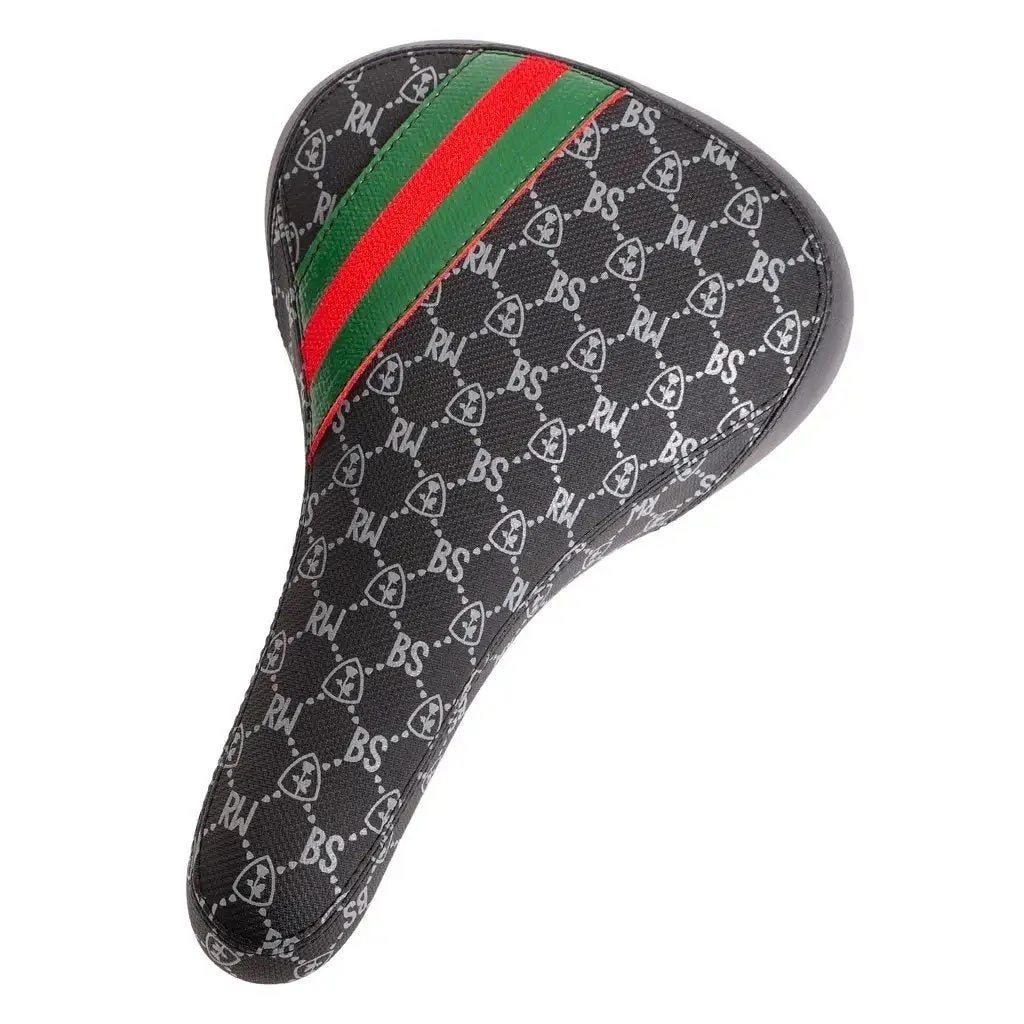 Seats Subrosa BMX Matt Ray Designer Bike Life Railed Seat - Black Seats Subrosa BMX Matt Ray Designer Bike Life Railed Seat - Black