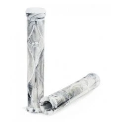 Subrosa BMX Genetic Grips Flangeless DCR - Black/White Swirl