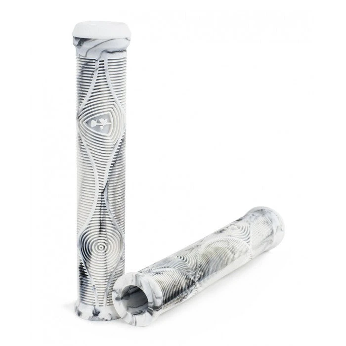 Subrosa BMX Genetic Grips Flangeless DCR - Black/White Swirl 3 Subrosa BMX Genetic Grips Flangeless DCR - Black/White Swirl