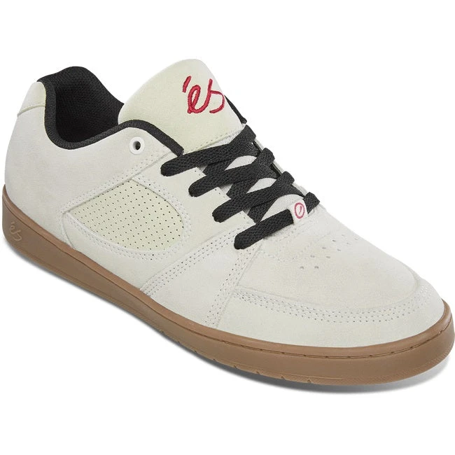 éS Shoes Accel Slim - White/Gum/Black MEN éS Shoes Accel Slim - White/Gum/Black MEN