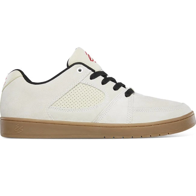 éS Shoes Accel Slim - White/Gum/Black MEN éS Shoes Accel Slim - White/Gum/Black MEN