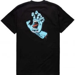 Santa Cruz Screaming Hand Short Sleeve Mens T-Shirt - Black