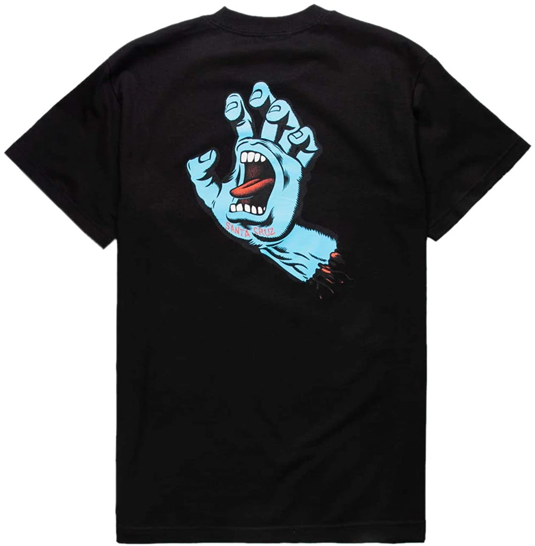 Santa Cruz Screaming Hand Short Sleeve Mens T-Shirt - Black 3 Santa Cruz Screaming Hand Short Sleeve Mens T-Shirt - Black