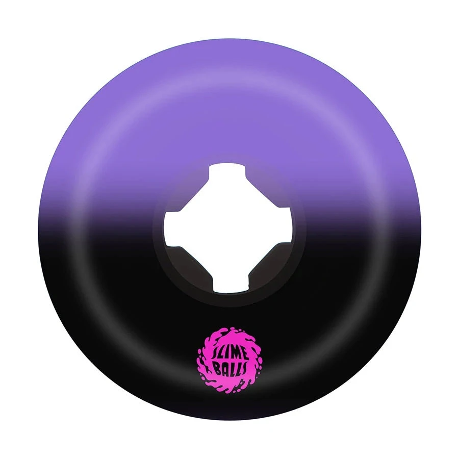 Slime Balls Greetings Speed Balls Wheels 53mm 99a - Purple/Black (Set Of 4) 4 Slime Balls Greetings Speed Balls Wheels 53mm 99a - Purple/Black (Set Of 4)