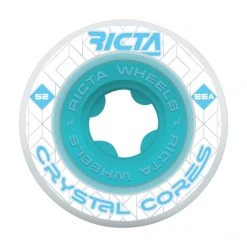Ricta Crystal Core Wheels 52mm 99a - White/Blue (Set)