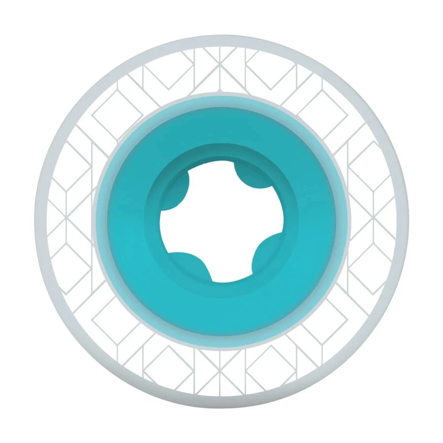 Ricta Crystal Core Wheels 52mm 99a - White/Blue (Set) 4 Ricta Crystal Core Wheels 52mm 99a - White/Blue (Set)