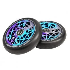 Oath Bermuda Scooter Wheels 110mm - Blue/Purple/Titanium (Pair)