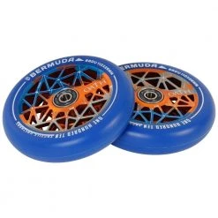 Oath Bermuda Scooter Wheels 110mm - Orange/Blue/Titanium (Pair)