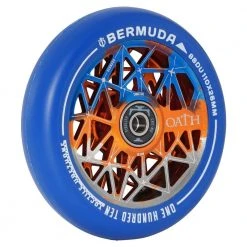 Oath Bermuda Scooter Wheels 110mm - Orange/Blue/Titanium (Pair)
