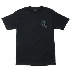 Santa Cruz Growth Hand Short Sleeve Mens T-Shirt - Black