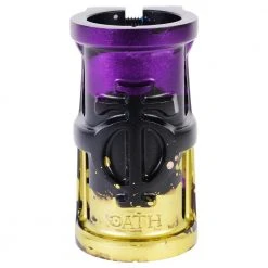Oath Cage V2 SCS 4 Bolt Clamp - Black/Purple/Yellow