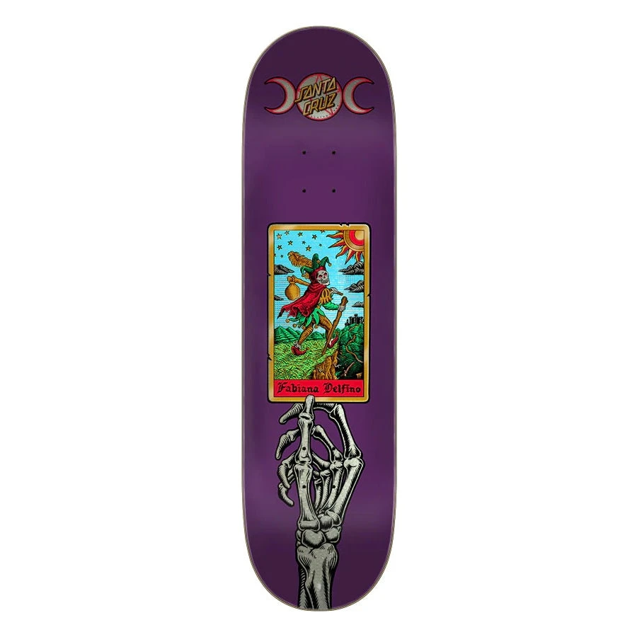 Santa Cruz Delfino Tarot VX Skateboard Deck - 8.25" Decks 3 Santa Cruz Delfino Tarot VX Skateboard Deck - 8.25" Decks