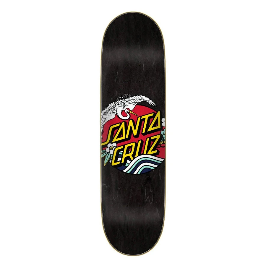 Decks Santa Cruz Crane Dot LG 7 Ply Birch Skateboard Deck - 8.5" Black Stain 3 Decks Santa Cruz Crane Dot LG 7 Ply Birch Skateboard Deck - 8.5" Black Stain