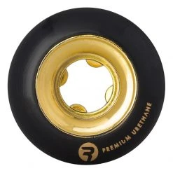 Ricta Chrome Core Wheels 52mm 99a - Black/Gold (Set)