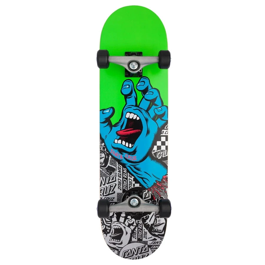 Santa Cruz Flier Hand Large Skateboard Complete - 8.25" 3 Santa Cruz Flier Hand Large Skateboard Complete - 8.25"